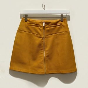 Bershka faux leather skirt small